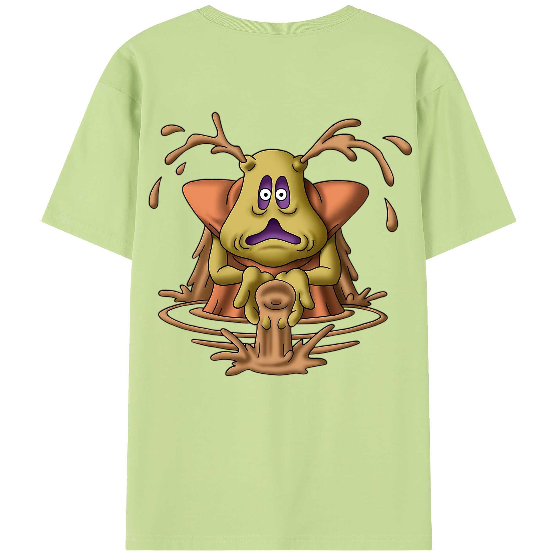 （画像用） ドラゴンクエスト Doragon Kuesuto Dragon Quest 綿100％半袖Tシャツ（背面プリント）